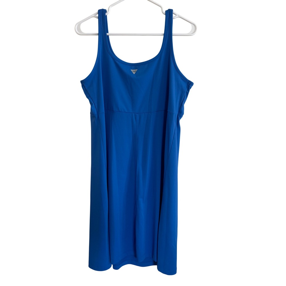 Columbia PFG Freezer III Dress Women's L Blue Omni-Freeze UPF 50 - Picture 5 of 7